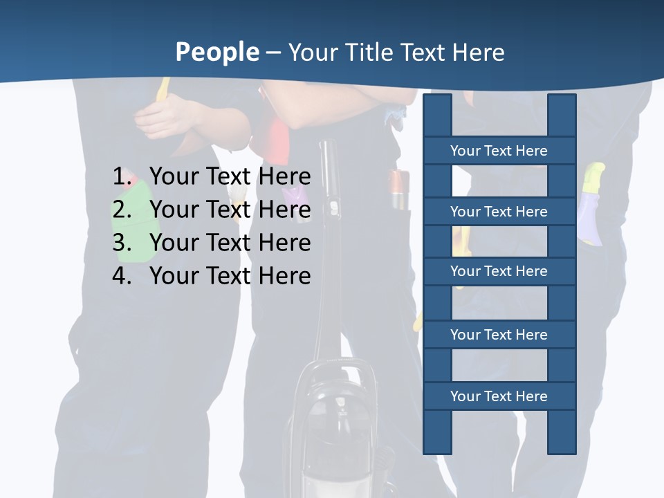 Detergents Smile Hold PowerPoint Template