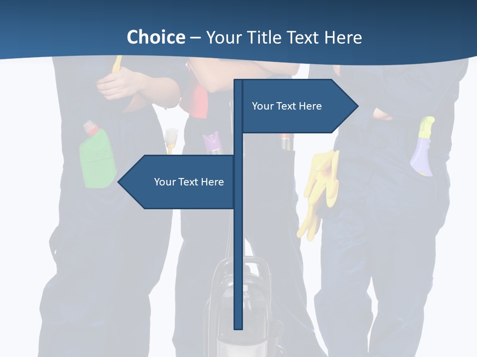 Detergents Smile Hold PowerPoint Template