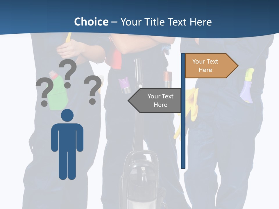 Detergents Smile Hold PowerPoint Template