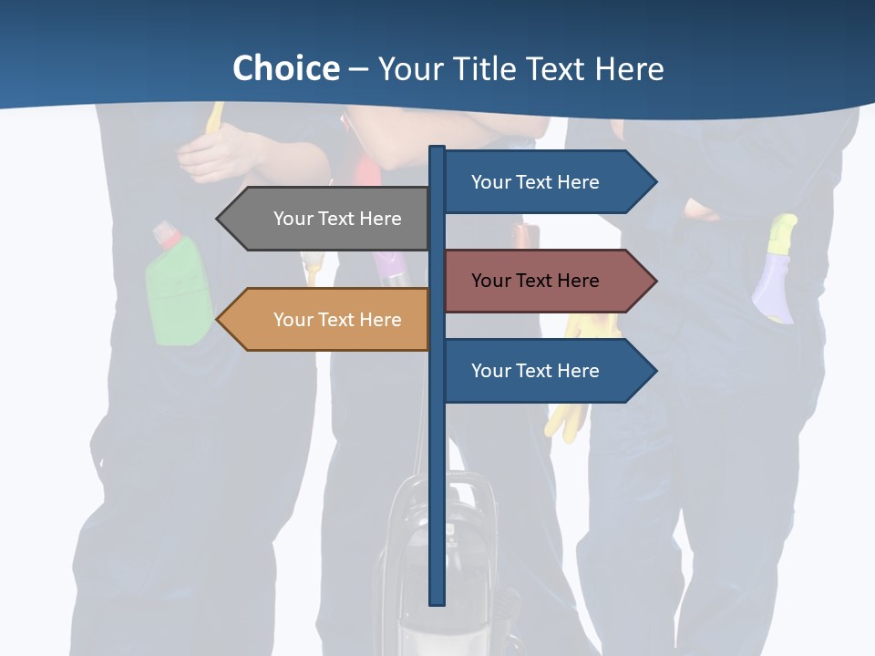 Detergents Smile Hold PowerPoint Template