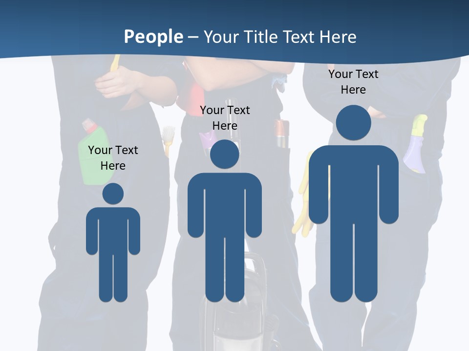Detergents Smile Hold PowerPoint Template