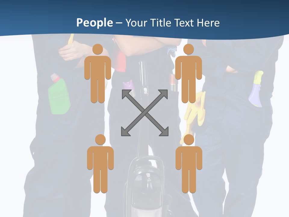 Detergents Smile Hold PowerPoint Template