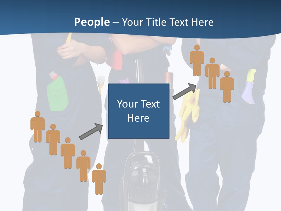 Detergents Smile Hold PowerPoint Template