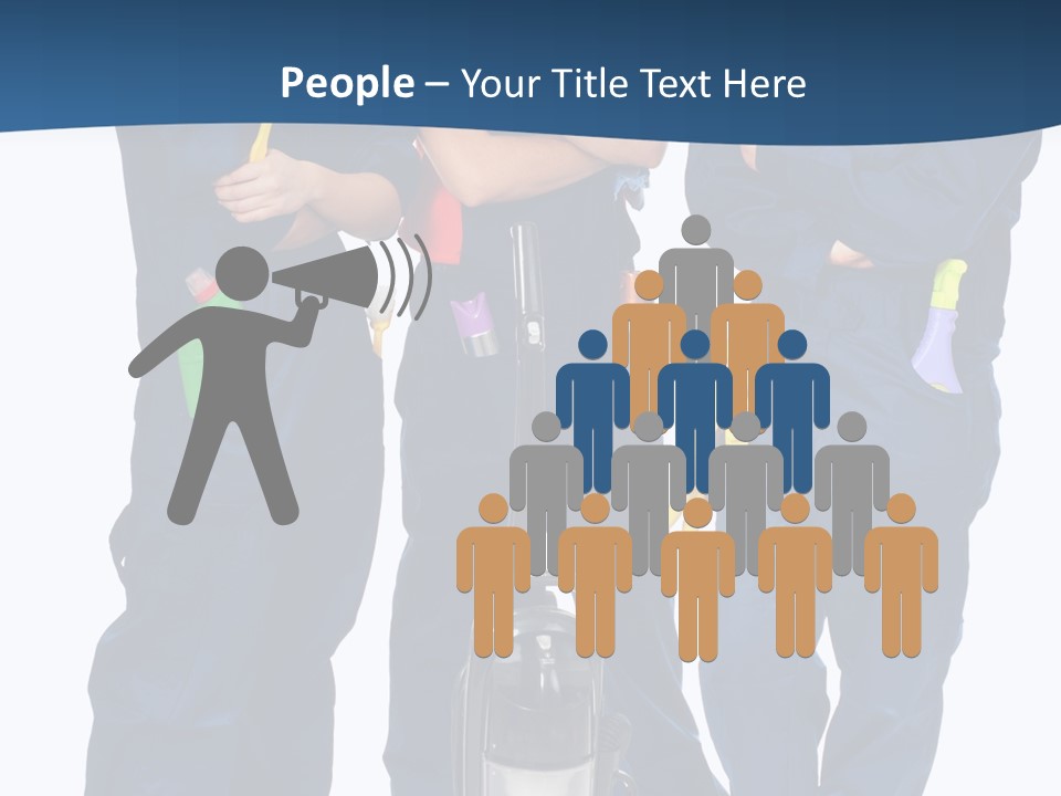 Detergents Smile Hold PowerPoint Template