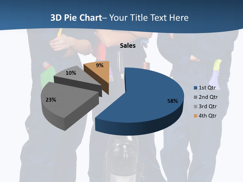 Detergents Smile Hold PowerPoint Template