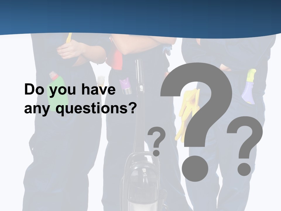 Detergents Smile Hold PowerPoint Template