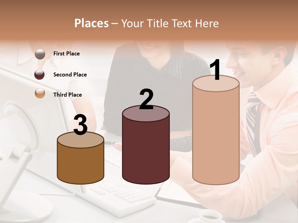 Idea Female Busy PowerPoint Template