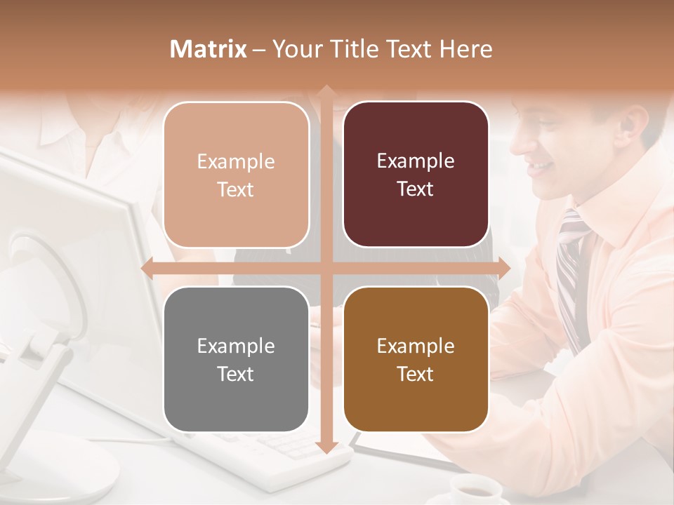 Idea Female Busy PowerPoint Template