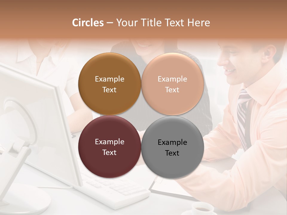 Idea Female Busy PowerPoint Template