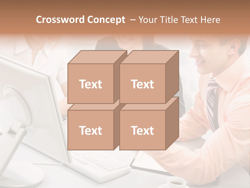 Idea Female Busy PowerPoint Template