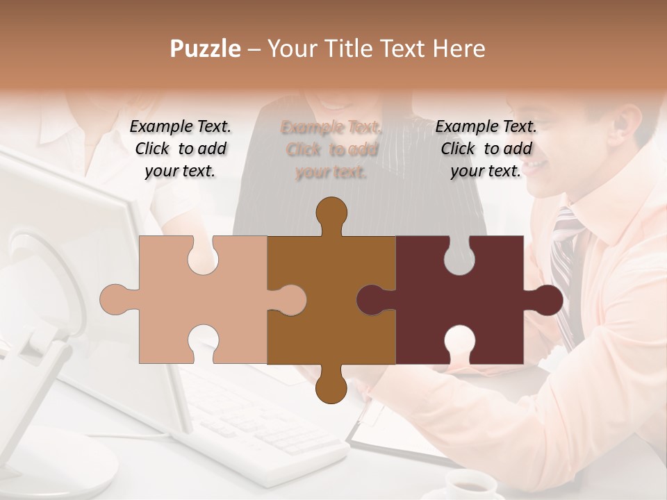 Idea Female Busy PowerPoint Template