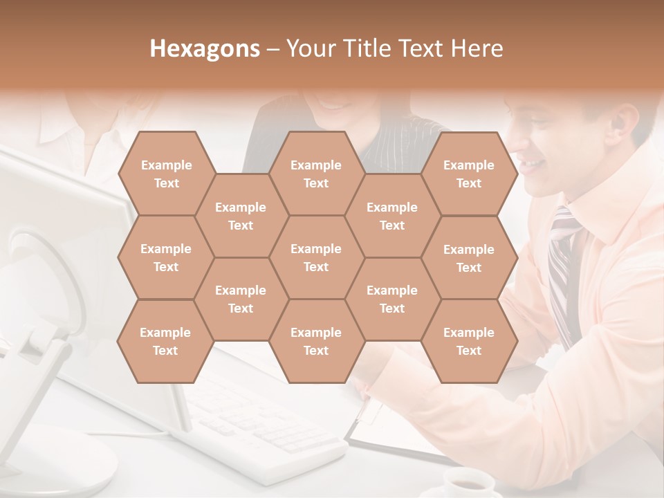 Idea Female Busy PowerPoint Template