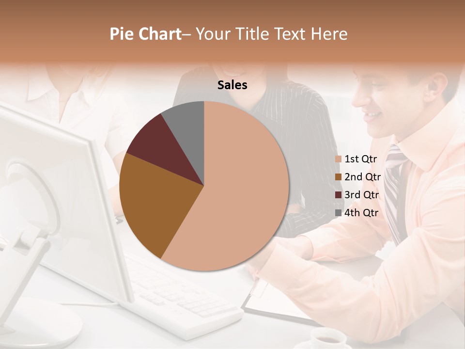 Idea Female Busy PowerPoint Template
