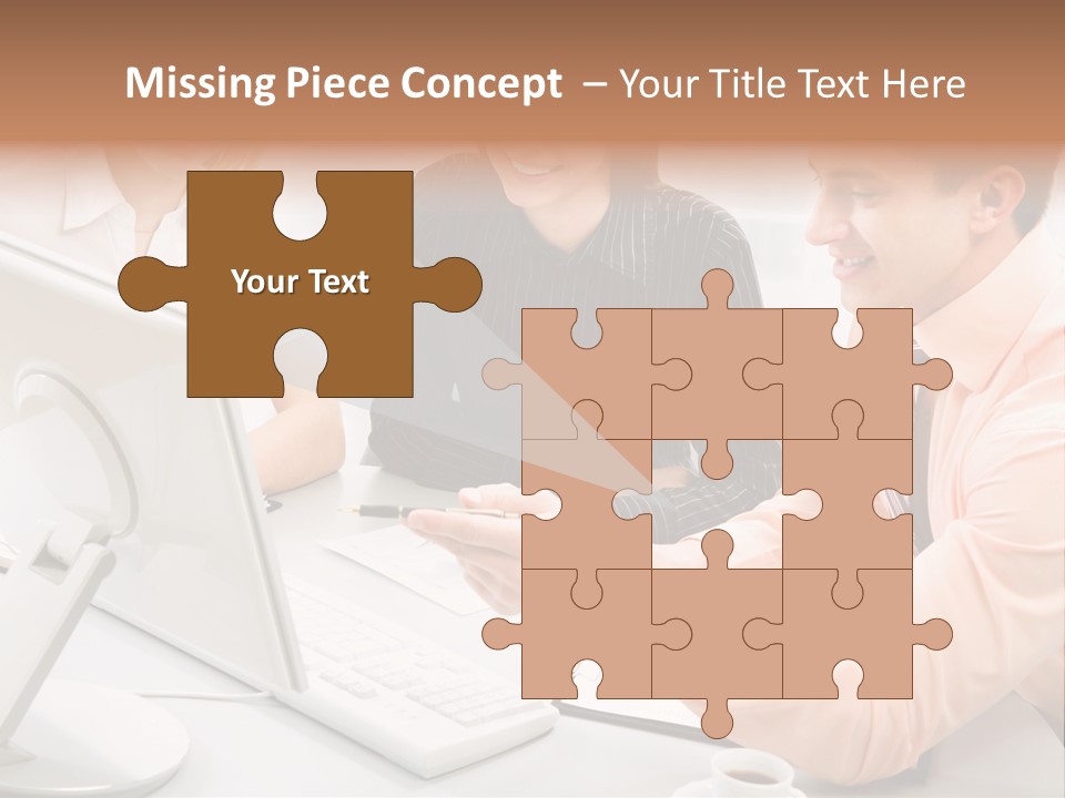 Idea Female Busy PowerPoint Template