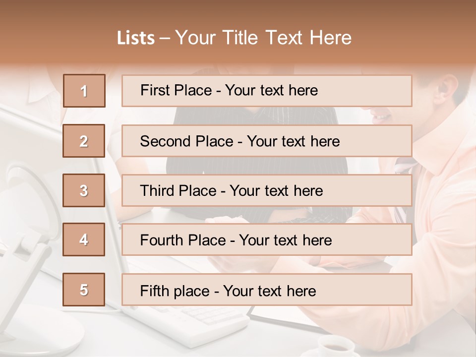 Idea Female Busy PowerPoint Template