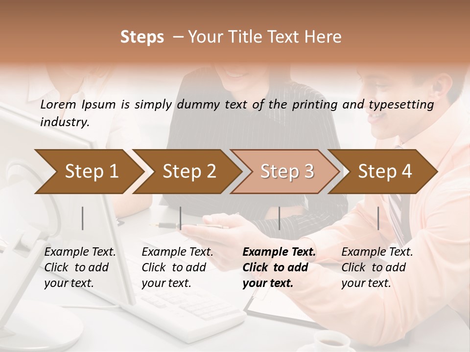 Idea Female Busy PowerPoint Template