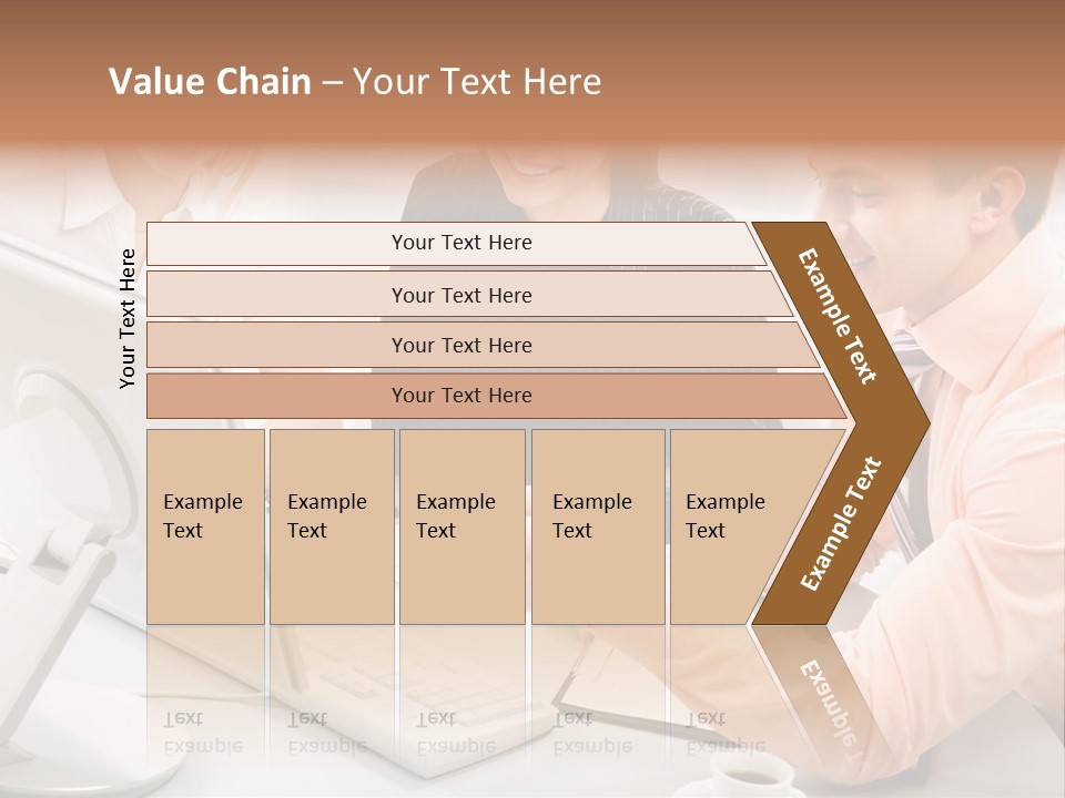 Idea Female Busy PowerPoint Template