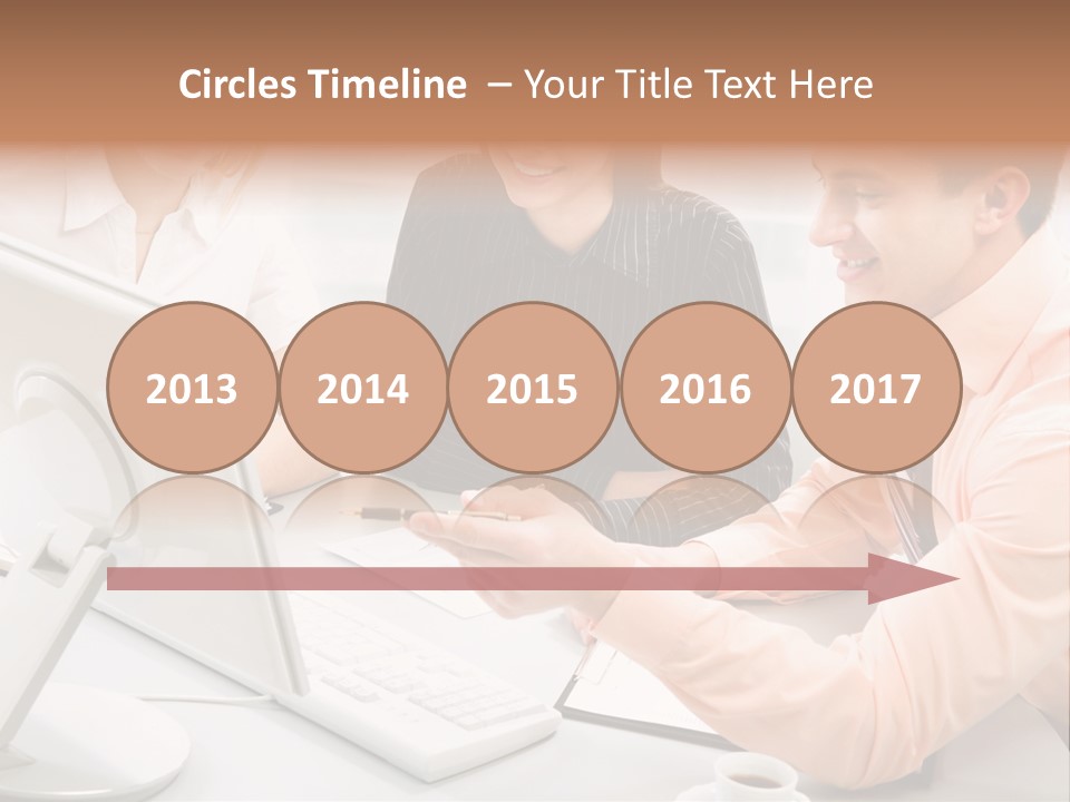 Idea Female Busy PowerPoint Template