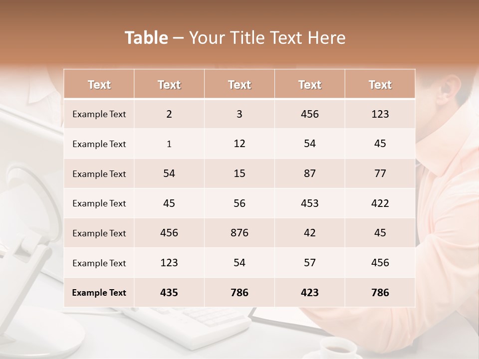 Idea Female Busy PowerPoint Template