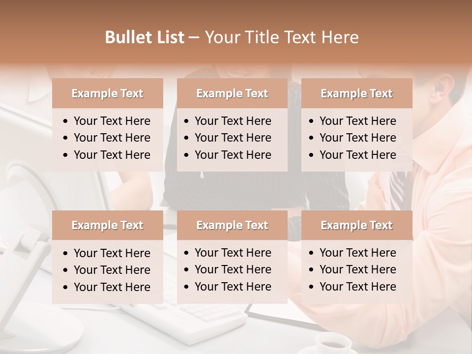 Idea Female Busy PowerPoint Template