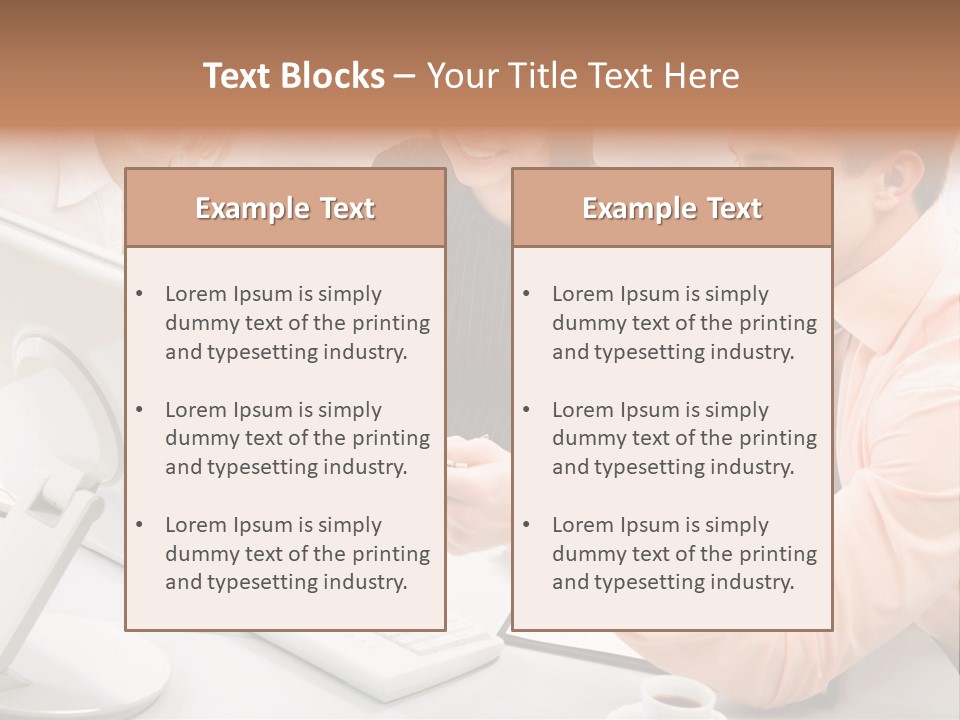 Idea Female Busy PowerPoint Template