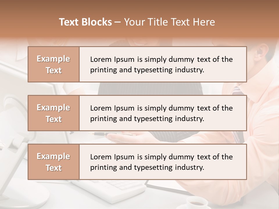 Idea Female Busy PowerPoint Template
