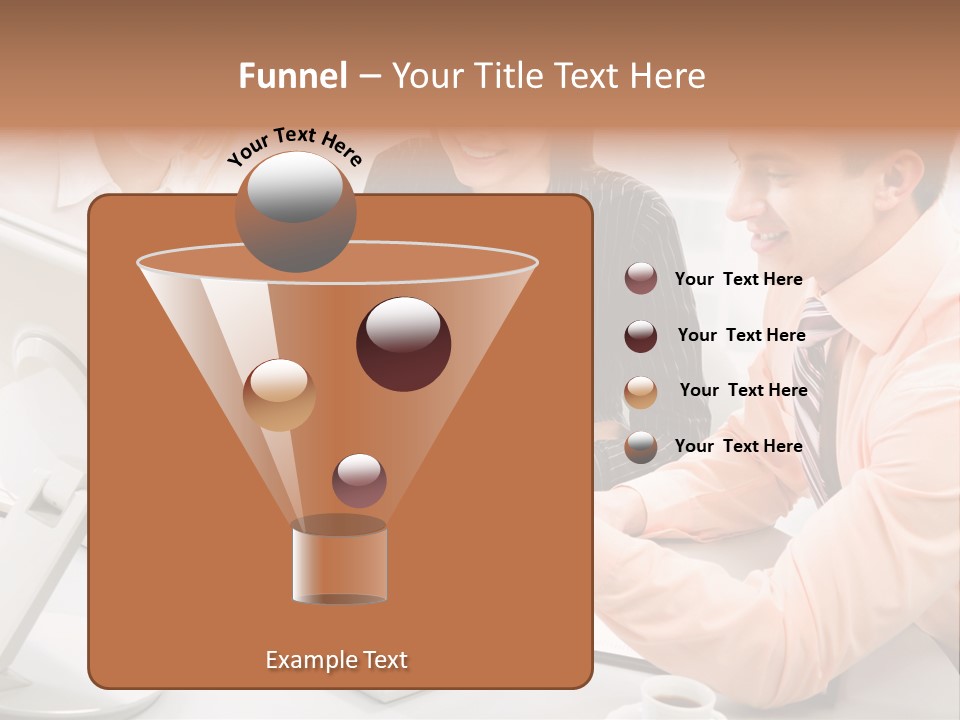 Idea Female Busy PowerPoint Template