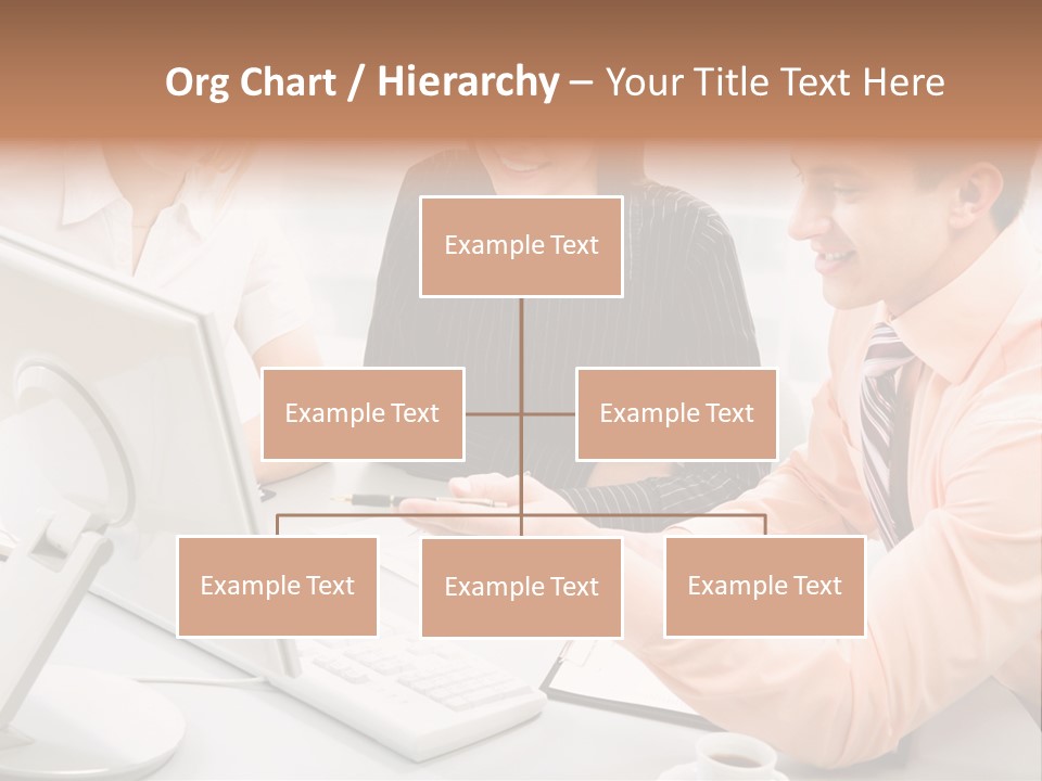 Idea Female Busy PowerPoint Template