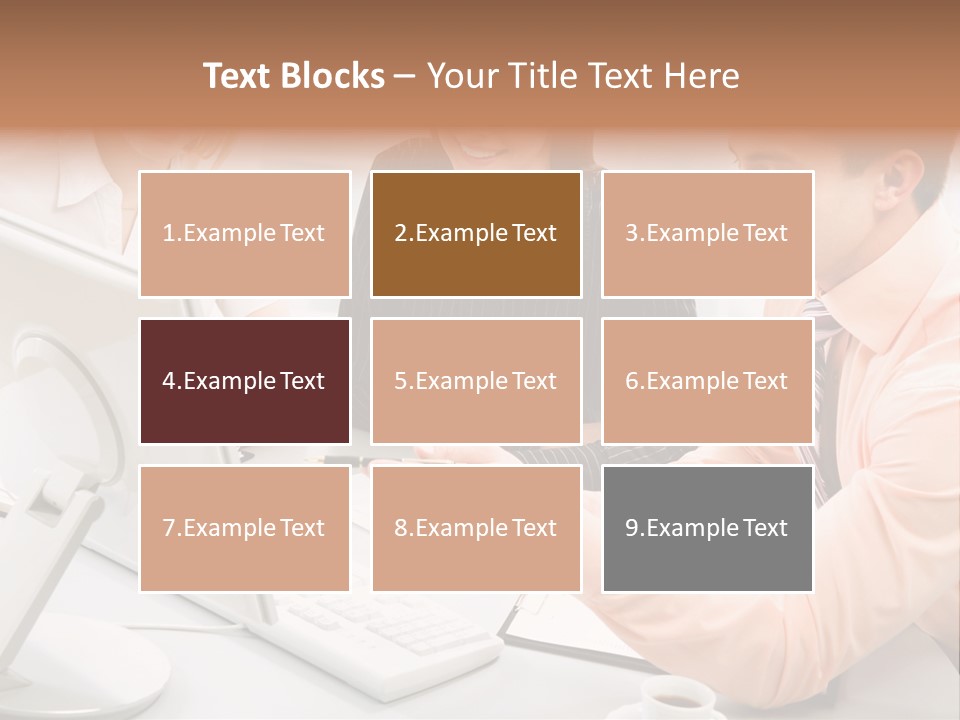 Idea Female Busy PowerPoint Template