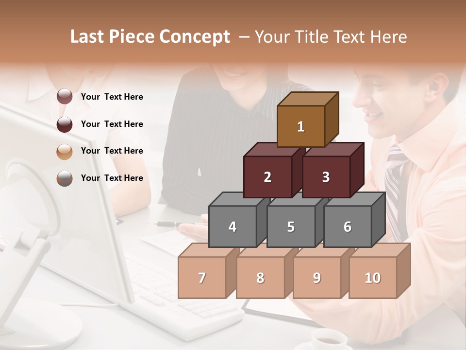 Idea Female Busy PowerPoint Template