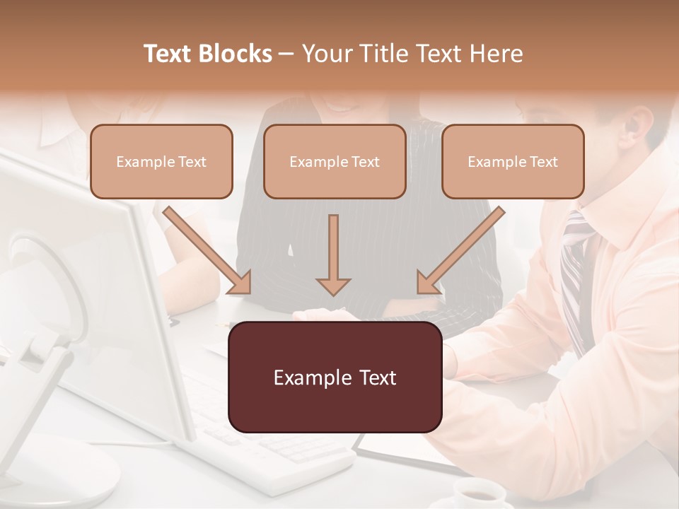 Idea Female Busy PowerPoint Template
