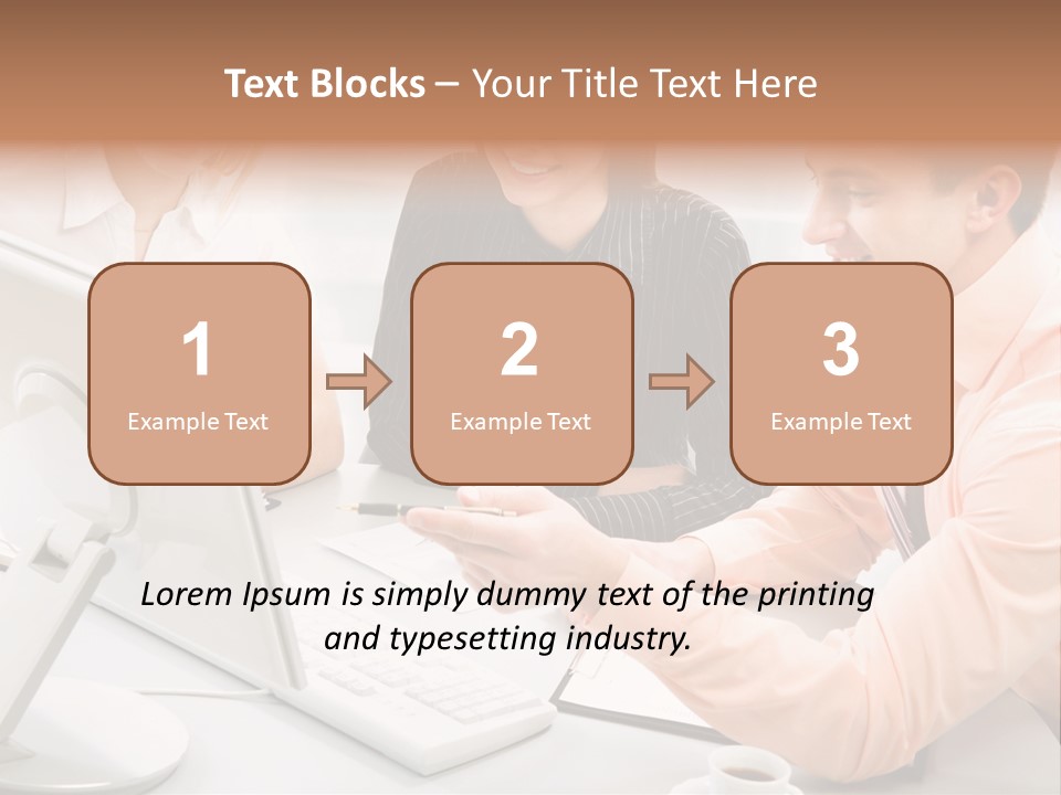 Idea Female Busy PowerPoint Template