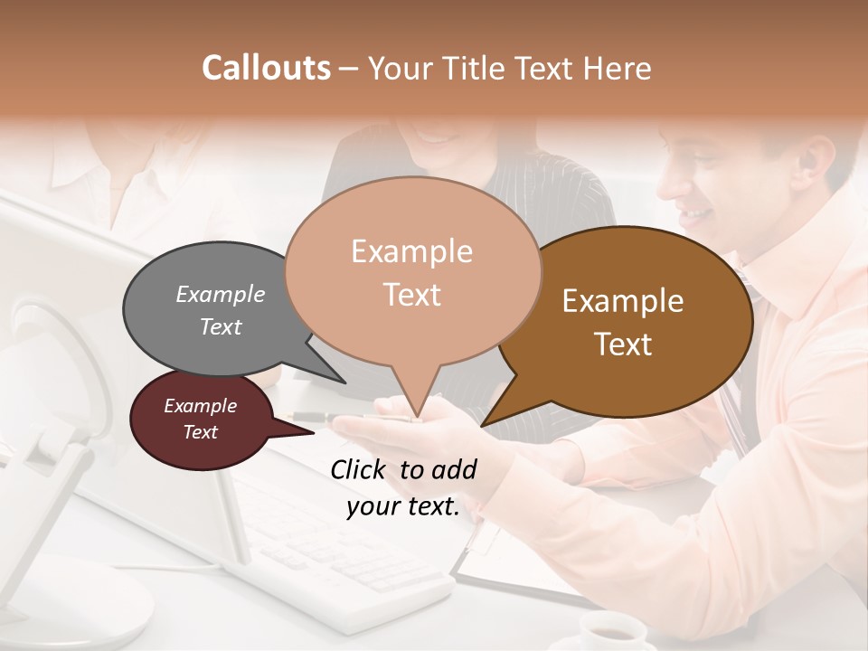 Idea Female Busy PowerPoint Template