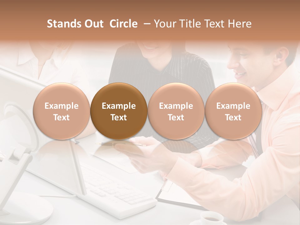 Idea Female Busy PowerPoint Template