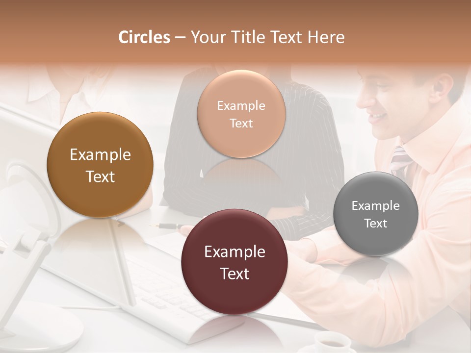 Idea Female Busy PowerPoint Template