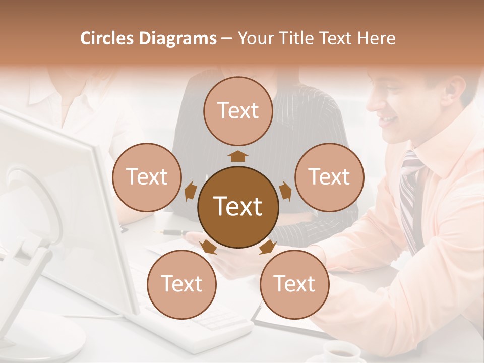 Idea Female Busy PowerPoint Template