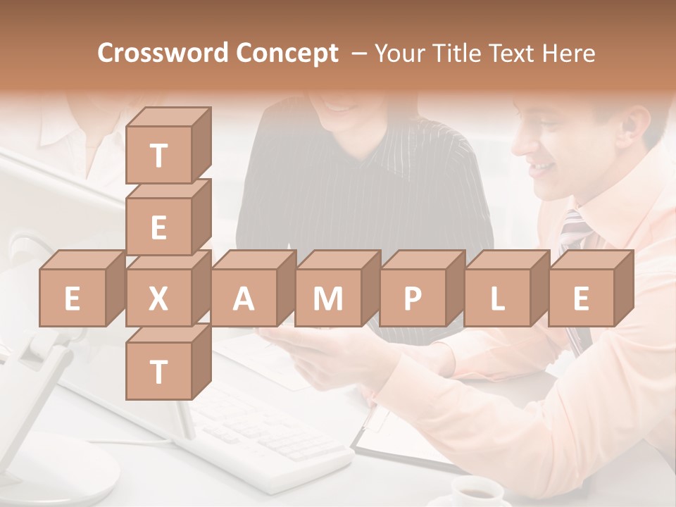 Idea Female Busy PowerPoint Template