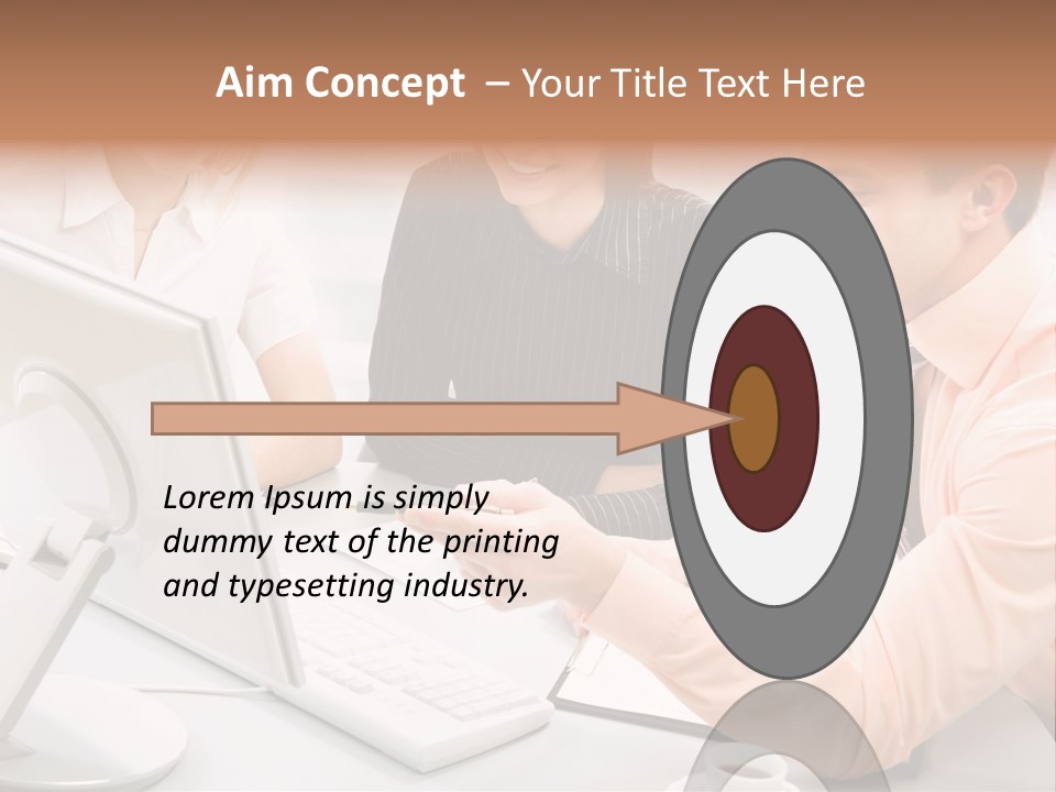 Idea Female Busy PowerPoint Template