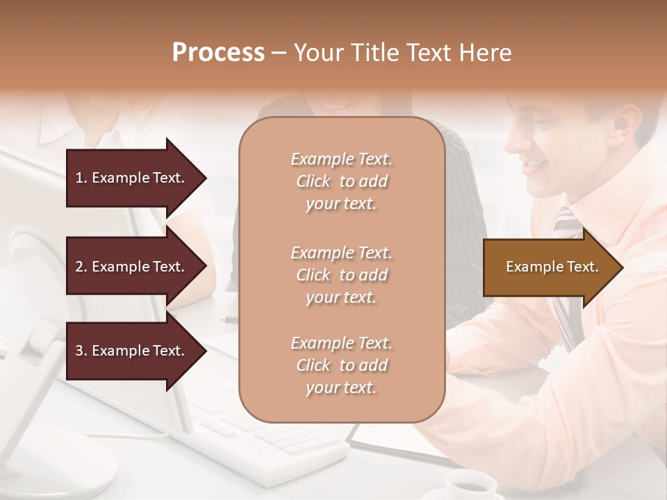 Idea Female Busy PowerPoint Template
