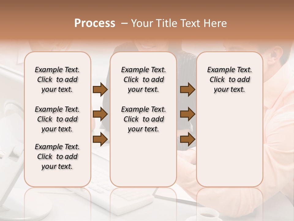 Idea Female Busy PowerPoint Template