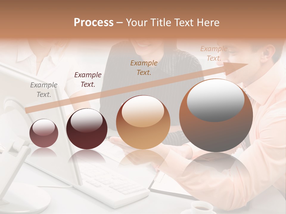 Idea Female Busy PowerPoint Template