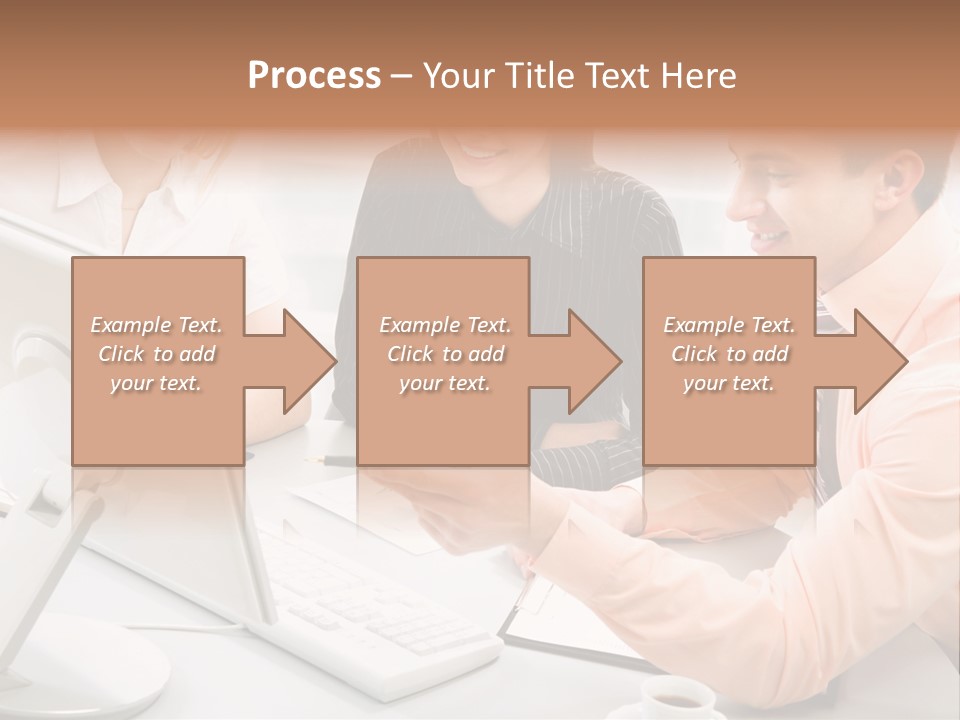 Idea Female Busy PowerPoint Template
