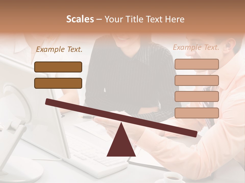 Idea Female Busy PowerPoint Template