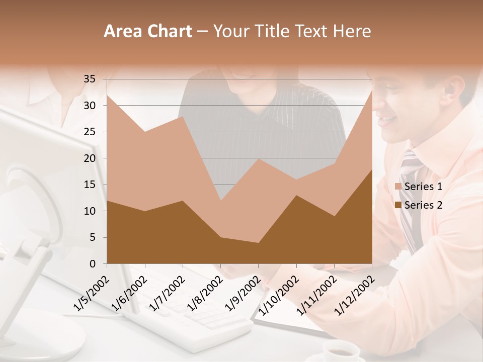 Idea Female Busy PowerPoint Template
