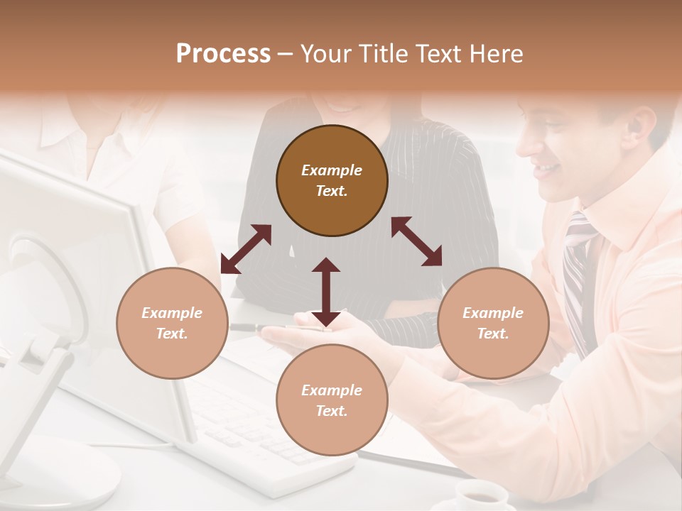 Idea Female Busy PowerPoint Template