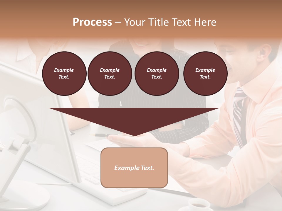 Idea Female Busy PowerPoint Template
