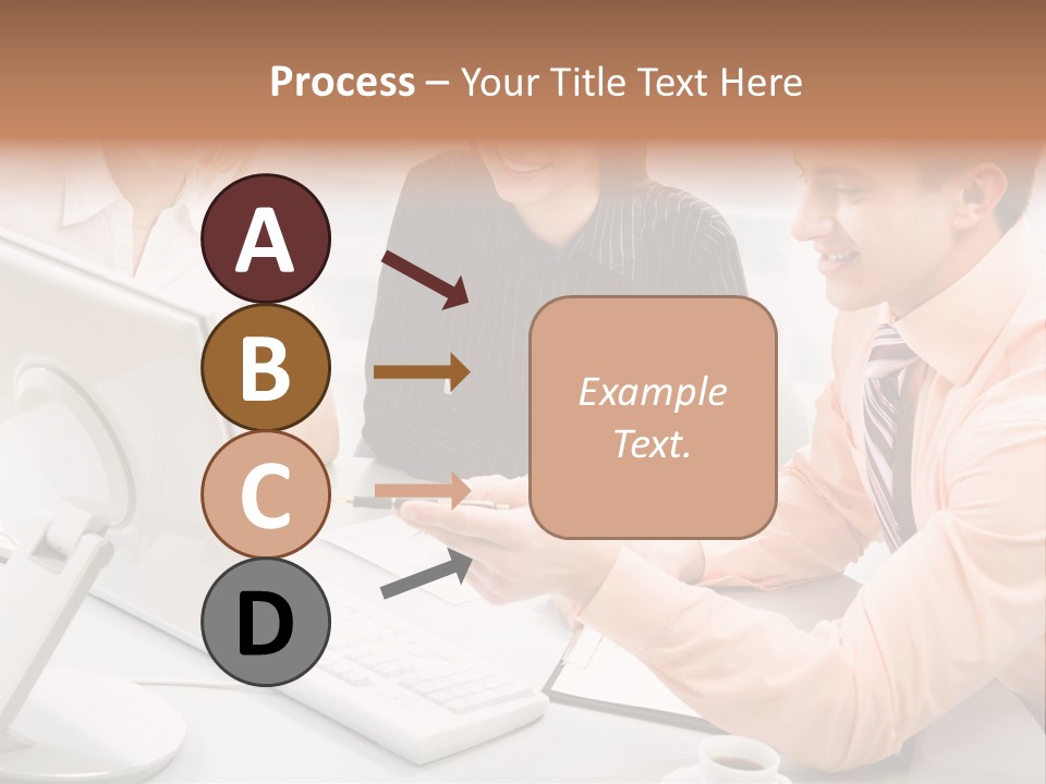 Idea Female Busy PowerPoint Template