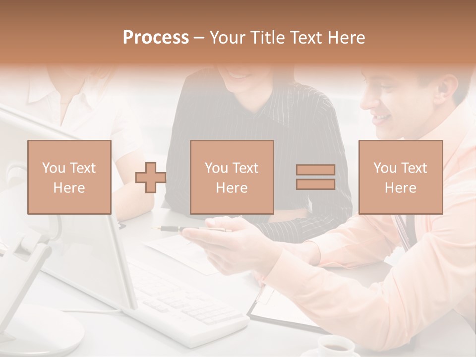 Idea Female Busy PowerPoint Template