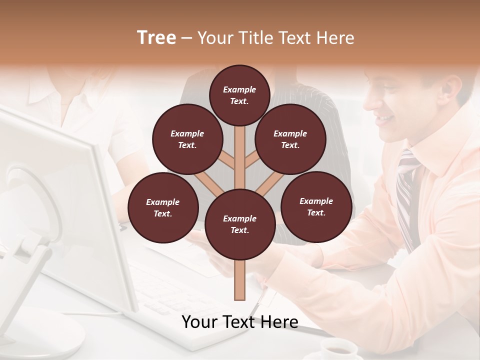 Idea Female Busy PowerPoint Template