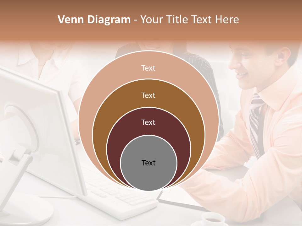 Idea Female Busy PowerPoint Template